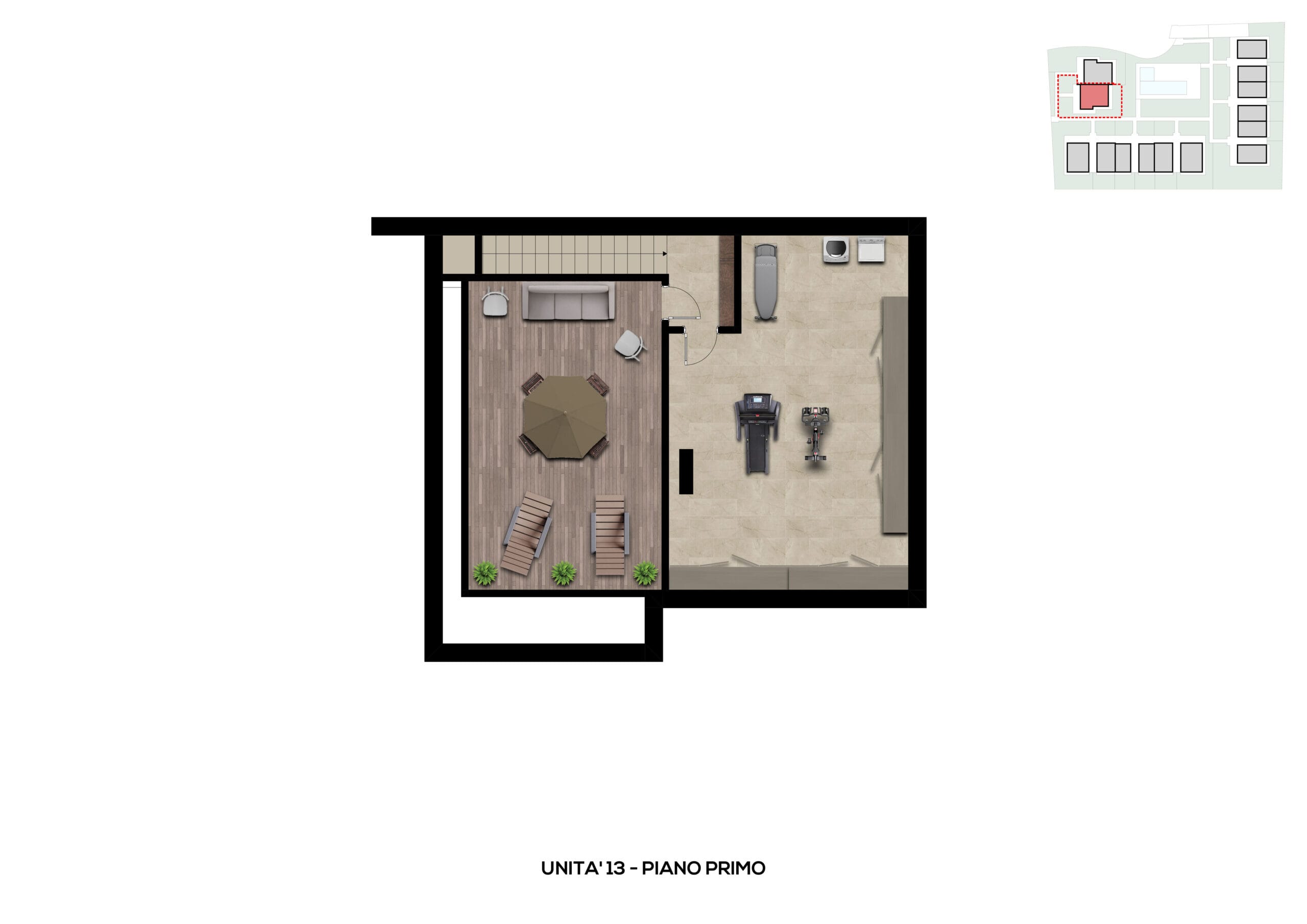 De Luca_Unità 13_Piano Primo_2D