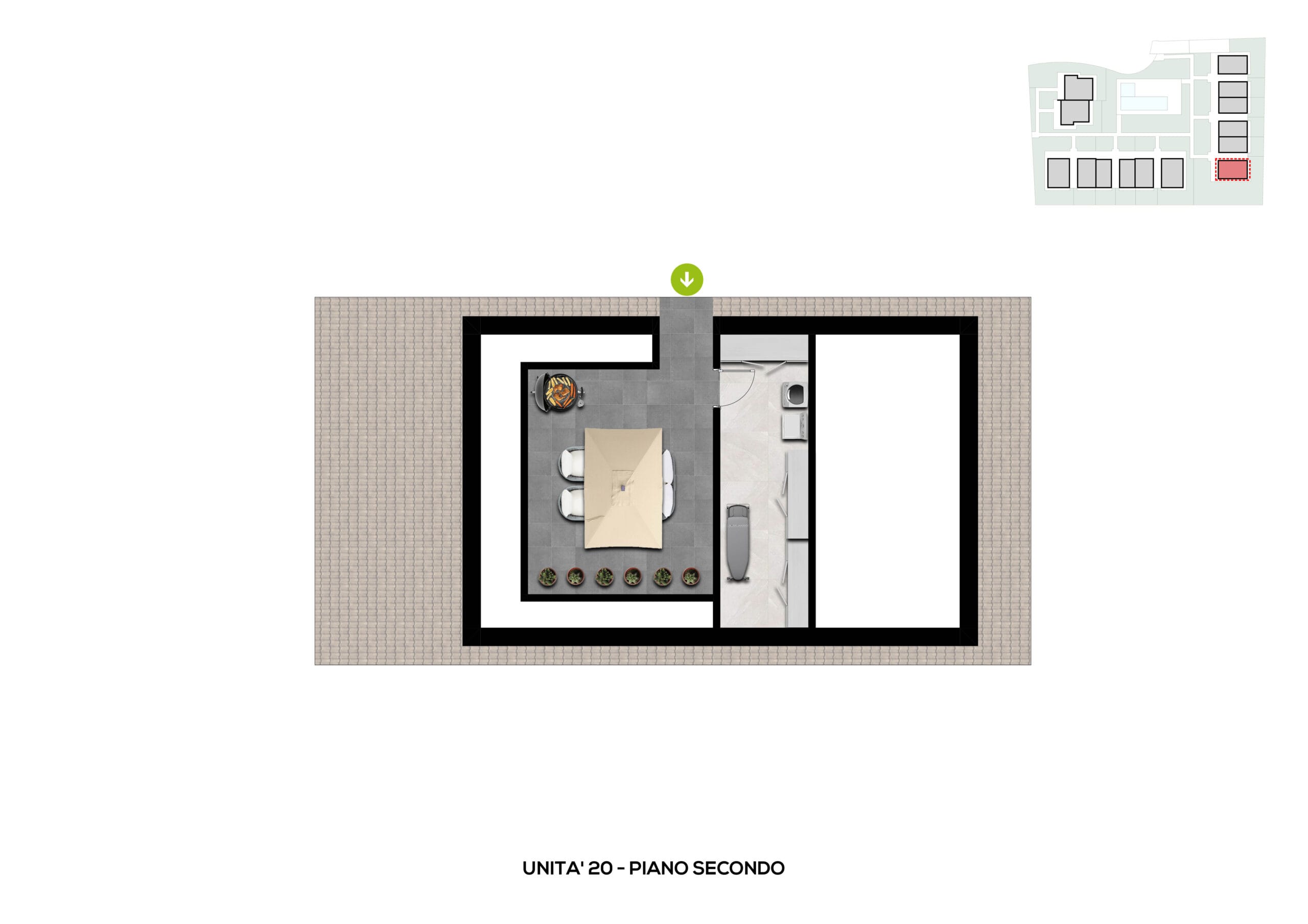 De Luca_Unità 20_Piano Secondo_2D